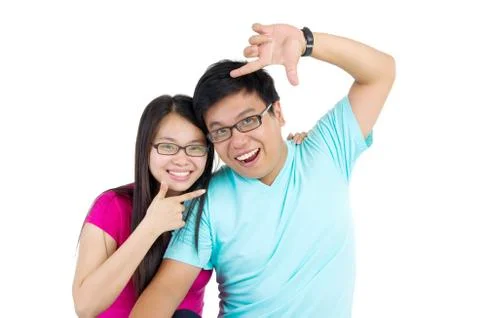 Asian couple Stock Photos