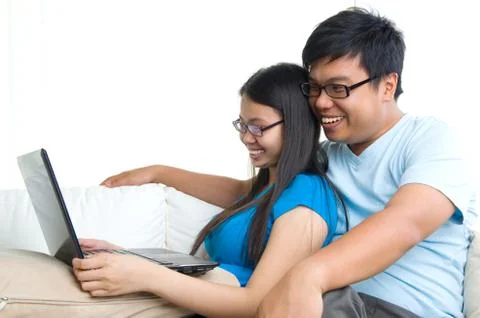 Asian couple Stock Photos