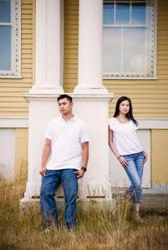 Asian couple Stock Photos