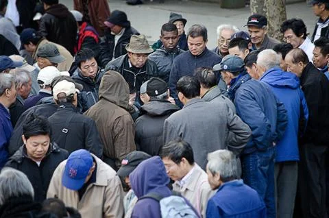 The Asian Crowd Foto stock