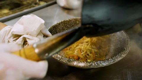 Asian dish Stock Footage 153718594