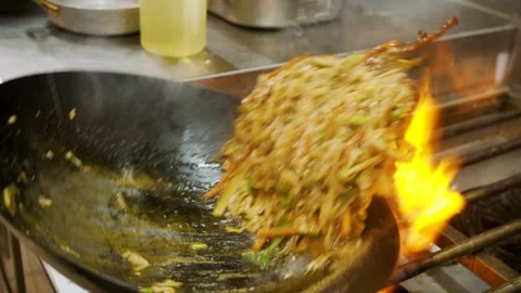 Asian dish in a restaurant Video stock 143647242