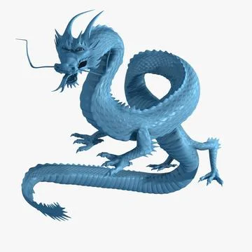 Asian Dragon 3D Model