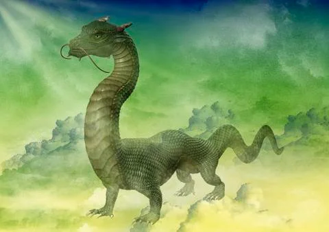 Asian Dragon Stock Illustration