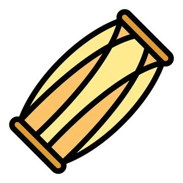 Asian drums icon vector flat イラスト素材