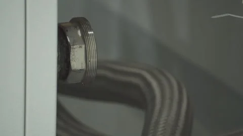 Asian engineer working in the boiler room Stock Footage 248153354
