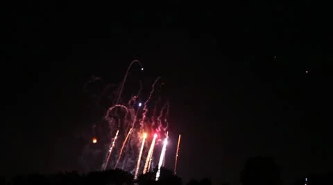Asian Fireworks 스톡 동영상 10120919