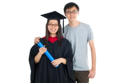 Asian graduation Stock Photos