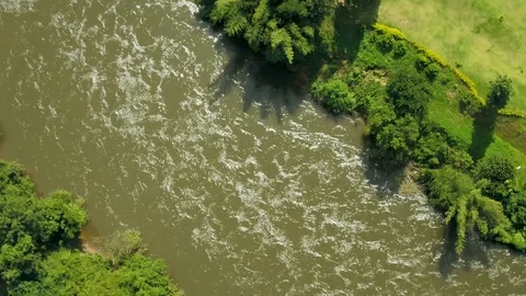 Asian green river Stock Footage 122102787