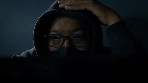 Asian Hacker Stock-Footage 333605731