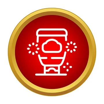 Asian hot beverage vector icon for traditional tea Stockillustratie