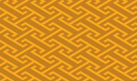 Asian kojitsunagi seamless pattern as turtle hexagons. 스톡 일러스트