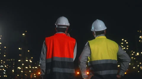 Asian man engineer working with tablet at petroleum oil refinery. Stock Footage 270460575