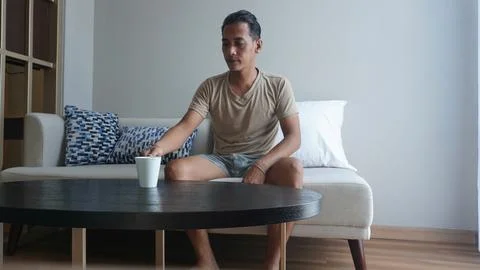 An asian man Face expression 스톡 사진