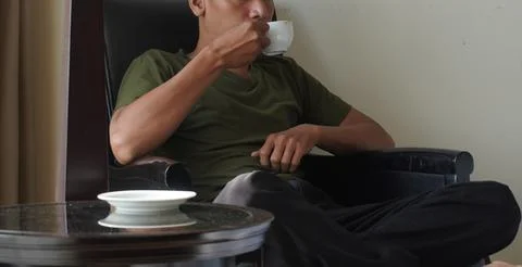 An asian man Face expression 스톡 사진