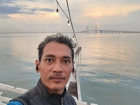 An asian man Face expression 스톡 사진