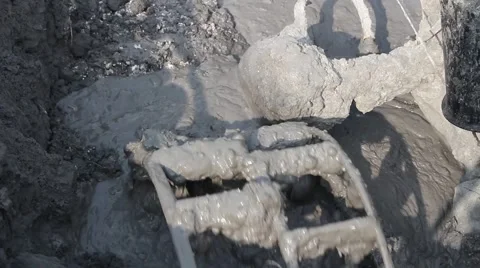 Asian man using soil compacto Stock Footage 49699635