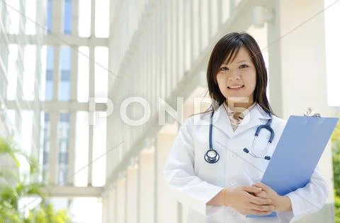 Asian medical student Stock Photos