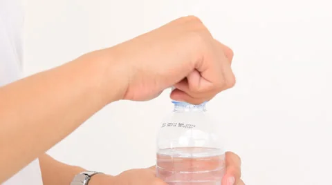 Asian Men Drinking Water Stock Footage 38638449
