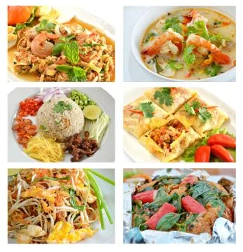 Asian menu Foto stock