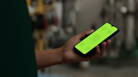 Asian middle aged male using smartphone Stock Footage 292924576