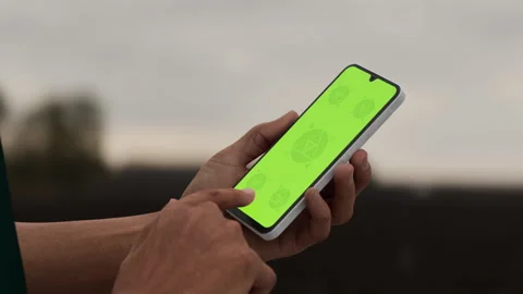 Asian middle aged male using smartphone Stock Footage 294678325