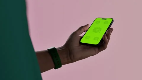 Asian middle aged male using smartphone Stock Footage 295209525