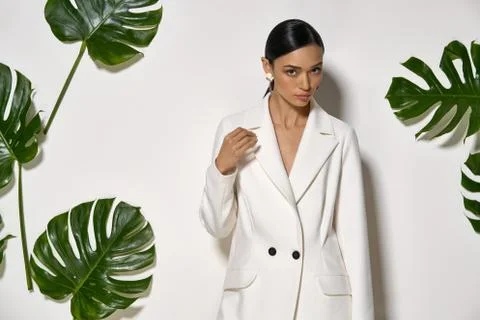 Asian model in studio Stock-Fotos