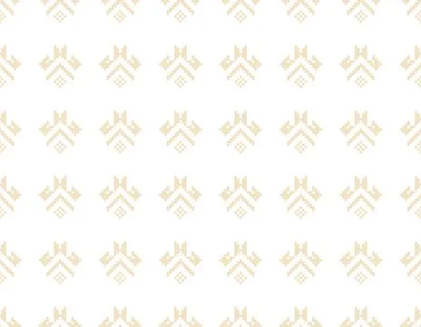 Asian mosaic arabesque seamless pattern. Abstract floral ornamental texture Stock Illustration