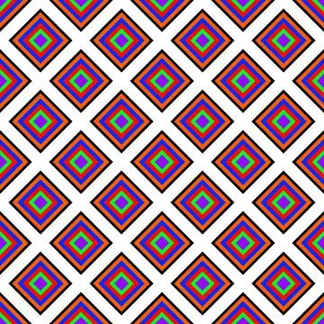 Asian native geometric pattern Stock Illustration