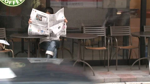 Asian Newspaper Stock-Footage 32238274