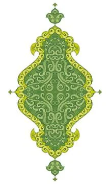 Asian ornamental element Stock Illustration