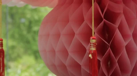Asian paper lantern Video stock 42820588