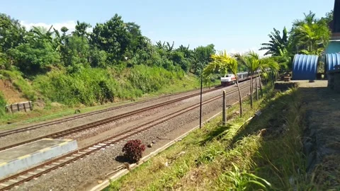 Asian passing train Video stock 170836915