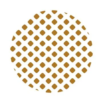 Asian Pattern Of Geometric Lined Up Bronze Squares Stock Illustration
