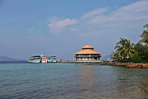 Asian pier Stock Photos