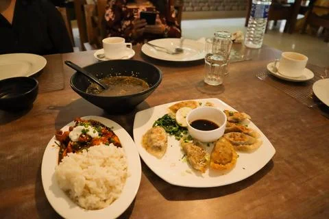 Asian platter Stock Photos