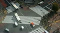 Asian Popular Place Busy Road Morning Commuting Bus Cars Passing Crowd Tokyo Day HD Footage