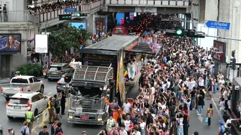 Asian Pride Parade Stock Footage 277659069
