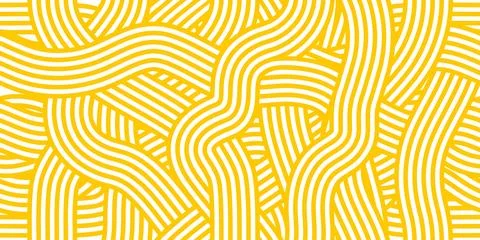 Asian ramen noodle seamless pattern, Italian pasta Stock Illustration