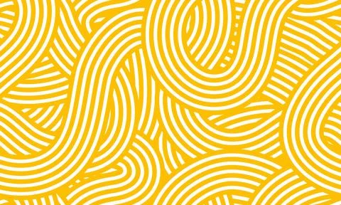 Asian ramen noodles seamless pattern with pasta 库存插图