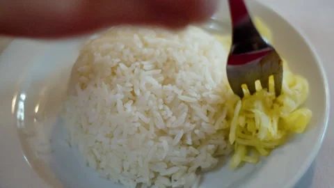Asian rice and cabbage Stock Footage 240753741