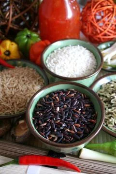Asian rice Stock Photos