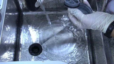 Asian scientist working in the lab Stock Footage 94981544