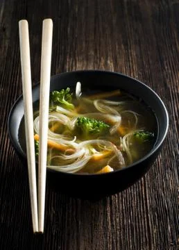 Asian soup Stock Photos