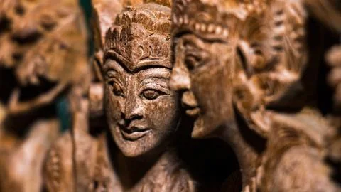 Asian statue close up Stock Photos