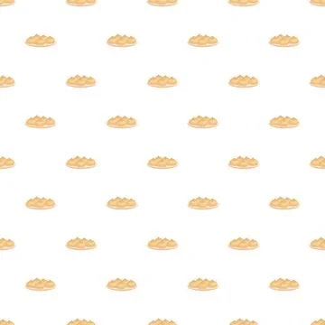 Asian steamed dumplings seamless pattern on plate Stockillustratie