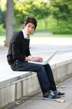 Asian student Stock Photos