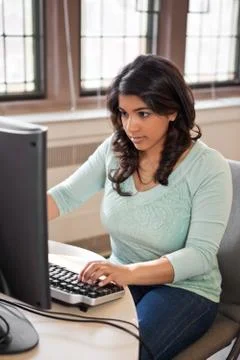 Asian student studying Stock Photos
