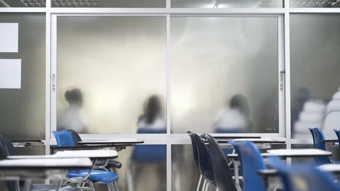 Asian students studying and preparing for exam Stock Footage 119696751